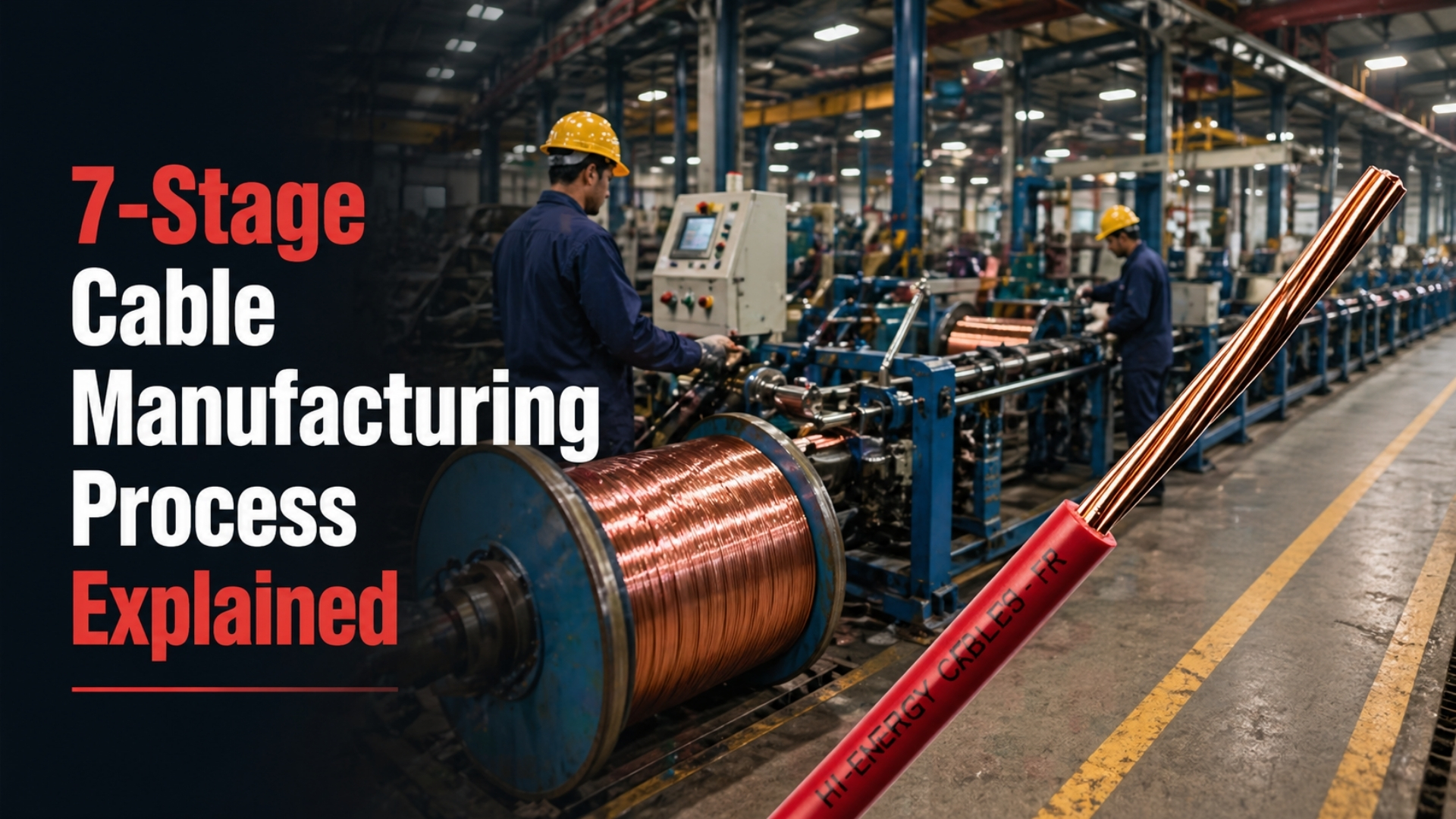 7-Stage Cable Manufacturing Process Explained - Hi-Energy Cables