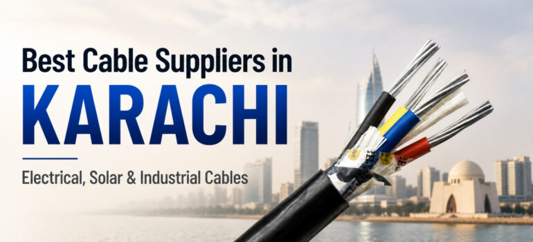 Electrical, solar, and industrial cable suppliers in Karachi Pakistan offering high-quality copper wiring solutions for homes, factories, commercial buildings, and solar energy systems