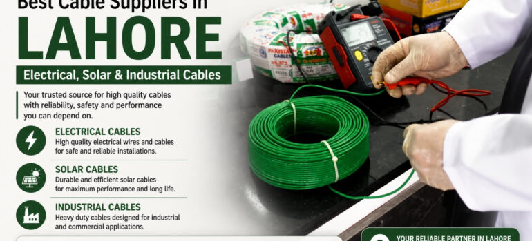 Electrical, solar, and industrial cable suppliers in Lahore Pakistan offering high-quality copper wiring solutions for homes, industries, commercial buildings, and solar energy systems