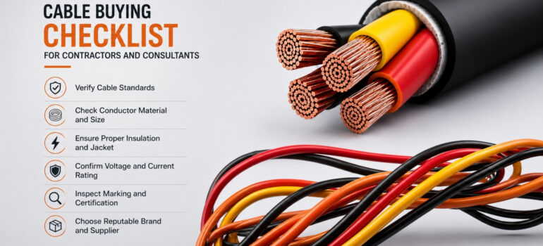 Cable Checklist - Hi-Energy Cables