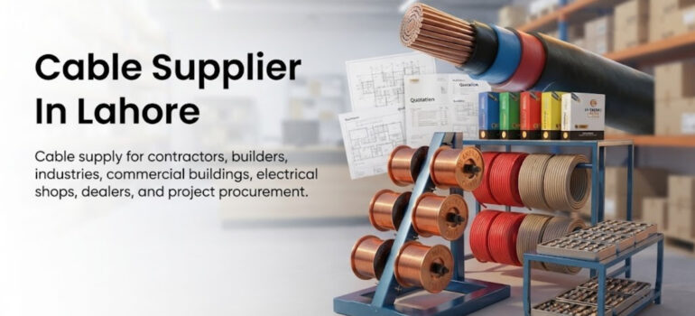 Cable Supplier In Lahore providing cables for contractors, builders, industries, and commercial projects
