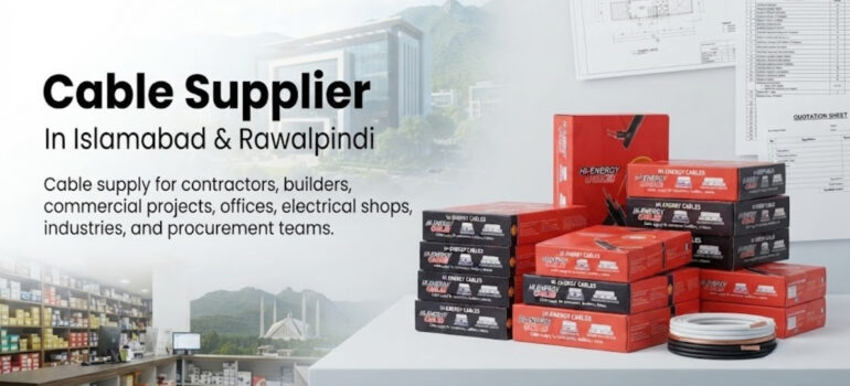 Cable Supplier In Islamabad & Rawalpindi providing cable supply for contractors, builders, commercial projects, offices, electrical shops, industries, and procurement teams.
